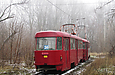 Tatra-T3SU #700-699 26-го маршрута на конечной станции "Станция Лосево"