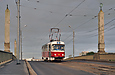 Tatra-T3SUCS #701 5-го маршрута на Балашовском путепроводе по улице Плехановской