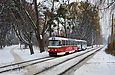 Tatra-T3SUCS #701-702 26-го маршрута на Московском проспекте в районе улицы Индустриальной