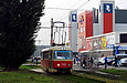 Tatra-T3SU #743 маршрута 8-Г на улице Героев труда возле остановки "Пески"