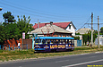 Tatra-T3SU #743 16-го маршрута на улице Шевченко в районе улицы Ростовской