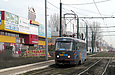 Tatra-T3SU #743 16-го маршрута на улице Шевченко в районе разворотного круга "Журавлевский гидропарк"