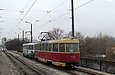 Tatra-T3SU #772-773 26-го маршрута на улице Героев труда следует по Лазьковскому мосту