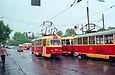 Tatra-T3SU #916 20-го маршрута в Пискуновском переулке возле Троллейбусного депо №1