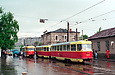 Tatra-T3SU #915-920 и #944 2-го маршрута в Лосевском переулке возле Борзого переулка
