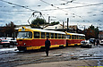 Tatra-T3SU #937-942 20-го маршрута на пересечении Пискуновского переулка и Пискуновской улицы