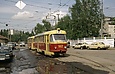 Tatra-T3SU #962-967 2-го маршрута в Лосевском переулке