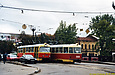 Tatra-T3SU #964 11-го маршрута и #3025-3026 3-го маршрута на Лопанском мосту