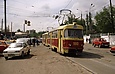 Tatra-T3SU #980-981 20-го маршрута в Пискуновском переулке