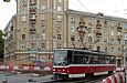 Tatra-T6A5 #4532 27-го маршрута поворачивает с улицы Молочной на улицу Плехановскую