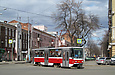 Tatra-T6A5 #4547 8-го маршрута на перекрестке улиц Молочной и Плехановской