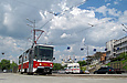 Tatra-T6A5 #4547 5-го маршрута на площади Сергиевской