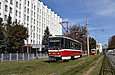 Tatra-T6A5 #4547 8-го маршрута на площади Защитников Украины