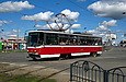 Tatra-T6A5 #4547 27-го маршрута на перекрестке улиц Героев Труда и Академика Павлова