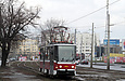Tatra-T6A5 #4563 27-го маршрута на Московском проспекте в районе универмага "Харьков"