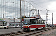 Tatra-T6A5 #4563 27-го маршрута на улице Моисеевской в районе станции метро "Киевская"