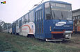 Tatra-T6B5 #1555-1556 в Коминтерновском трамвайном депо