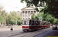 Tatra-T6B5 #1563-1564 5-го маршрута на площади Поэзии