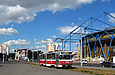 Tatra-T6B5 #4520 8-го маршрута на улице Плехановской возле стадиона "Металлист"