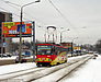 Tatra-T6B5 #4521 на улице Академика Павлова между остановками "Сабурова дача" и "Переулок Салтовский"