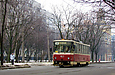 Tatra-T6B5 #4527 8-го маршрута на улице Кирова в районе дома №12