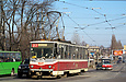 Tatra-T6B5 #4527 27-го маршрута в начале улицы Академика Павлова
