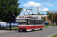 Tatra-T6B5 #4531 27-го маршрута на улице Кирова за перекрёстком с улицей Плехановской