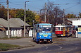Tatra-T6B5 #4531 8-го маршрута на улице Академика Павлова на перекрестке с переулком Боткина