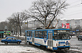Tatra-T6B5 #4535 8-го маршрута на перекрестке Салтовского шоссе и проспекта Тракторостроителей