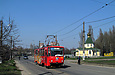 Tatra-T6B5 #4535 27-го маршрута на улице Москалевской возле улицы Власенко