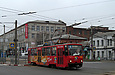 Tatra-T6B5 #4535 8-го маршрута на площади Защитников Украины возле улицы Броненосца Потемкин