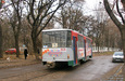 Tatra-T6B5 #4539 5-го маршрута на улице Войкова