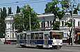 Tatra-T6B5 #4539 27-го маршрута на проспекте Московском возле перекрестка с улицей Броненосца "Потемкин"