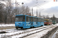 Tatra-T6B5 #4540 на служебной линии по улице Морозова