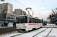 Tatra-T6B5 #4549 5-го маршрута на проспекте Героев Сталинграда отправился от остановки "Улица Фонвизина"