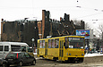 Tatra-T6B5 #4551 8-го маршрута на площади Восстания