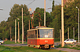 Tatra-T6B5 #4551 5-го маршрута на улице Плехановской перед перекрестком с улицами Храмова и Державинской