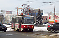 Tatra-T6B5 #4551 8-го маршрута на Московском проспекте возле перекрестка со Спортивным переулком
