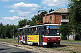 Tatra-T6B5 #4551 8-го маршрута на улице Морозова в районе улицы Зерновой