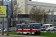 Tatra-T6B5 #4551 8-го маршрута на перекрестке Салтовского переулка и Салтовского шоссе