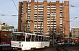 Tatra-T6B5 #4554 5-го маршрута на конечной станции "Проспект Гагарина"