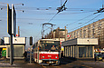 Tatra-T6B5 #4554 16-а маршрута на улице Академика Павлова около станции метро "Студенческая"
