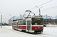 Tatra-T6B5 #4554 8-го маршрута на улице Плехановской возле стадиона "Металлист"