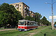 Tatra-T6B5 #4554 8-го маршрута на улице Плехановской возле Общежития №2 ХКП ГЭТ