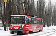 Tatra-T6B5 #4554 8-го маршрута на улице Академика Павлова перед перекрестком с Салтовским шоссе
