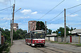 Tatra-T6B5 #4554 27-го маршрута на улице Москалевской между улицей Светлановской и улице Власенко