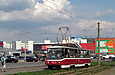 Tatra-T6B5 #4554 16-го маршрута на улице Героев труда в районе улицы Балавенского