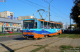 Tatra-T6B5 #4559 5-го маршрута на улице Плехановской в районе станции метро "завод имени Малышева"