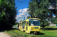 Tatra-T6B5 #4559 27-го маршрута на конечной станции "Новожаново"