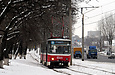 Tatra-T6B5 #4564 8-го маршрута на Салтовском шоссе в районе улицы Крупской